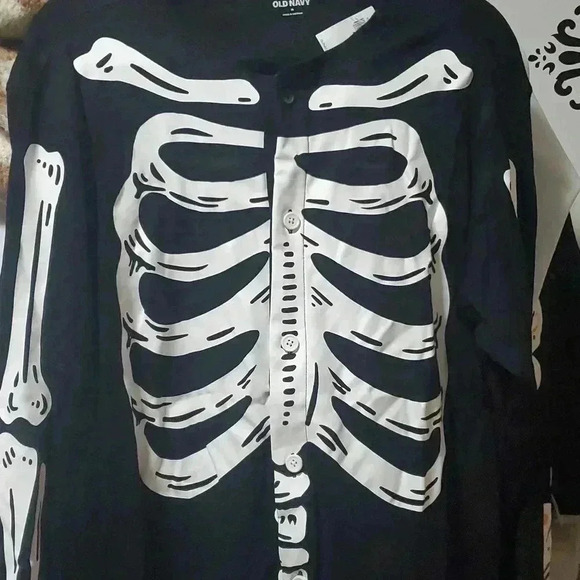 Old Navy Skeleton PJs - Picture 1 of 8